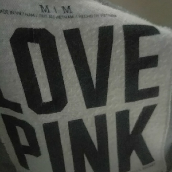 Pink Victoria's secret zippered pocket sweater - Picture 8 of 8